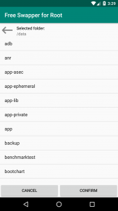 اسکرین شات 2 برنامه Swapper for Root
