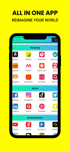 اسکرین شات برنامه All Social Media Apps In One 3