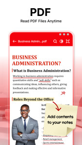 اسکرین شات 2 برنامه Document Reader: PDF, Word Doc