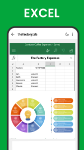 اسکرین شات 4 برنامه Docx Reader & Word Office