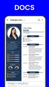 اسکرین شات 3 برنامه Docx Reader & Word Office