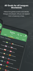 اسکرین شات برنامه All Goals - The Livescore App 3