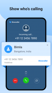 اسکرین شات 1 برنامه Showcaller: Caller ID & Block
