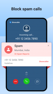 اسکرین شات 2 برنامه Showcaller: Caller ID & Block