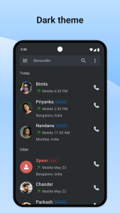 اسکرین شات 8 برنامه Showcaller: Caller ID & Block