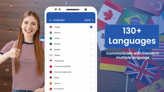 اسکرین شات برنامه All Language Translation App 6