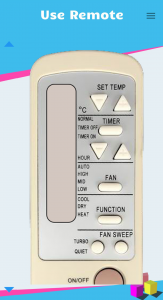 اسکرین شات 4 برنامه Remote Control for Haier AC