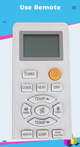 اسکرین شات 1 برنامه Remote Control for Haier AC