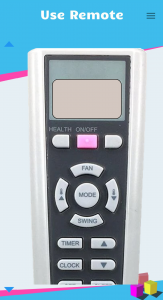 اسکرین شات 3 برنامه Remote Control for Haier AC