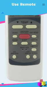 اسکرین شات 2 برنامه Remote Control for Midea AC