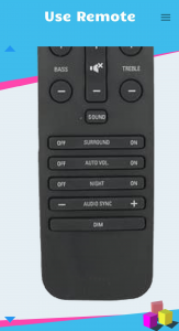 اسکرین شات 1 برنامه Remote for Philips Sound Bar