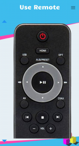 اسکرین شات 3 برنامه Remote for Philips Sound Bar