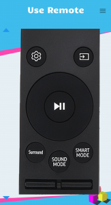 اسکرین شات برنامه Remote for Samsung SoundBar 4