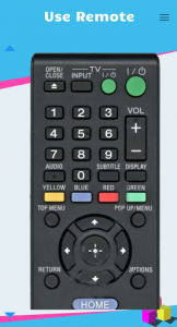 اسکرین شات برنامه Sony Smart TV Remote Control 2