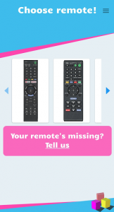 اسکرین شات برنامه Sony Smart TV Remote Control 1