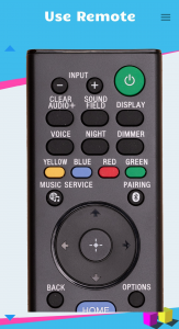 اسکرین شات برنامه Remote for Sony SoundBar 7