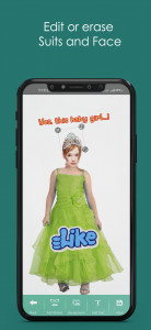 اسکرین شات 7 برنامه Baby Girl Suit Photo Editor
