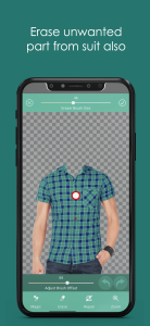 اسکرین شات 7 برنامه Man Check Shirt Photo Suit