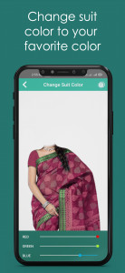 اسکرین شات برنامه Women Saree Photo Editor 7