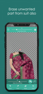 اسکرین شات برنامه Women Saree Photo Editor 5