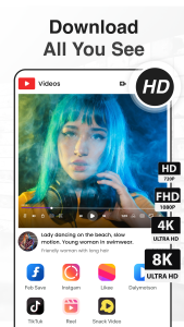 اسکرین شات 2 برنامه Video Downloader - VDownloader
