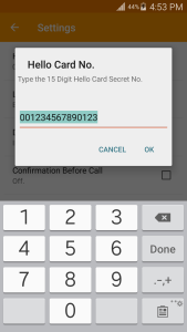 اسکرین شات 2 برنامه Hello Card Dialer