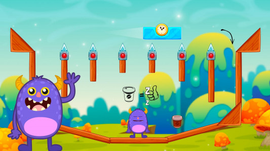 اسکرین شات 2 بازی Alarmy: wake up monster puzzle