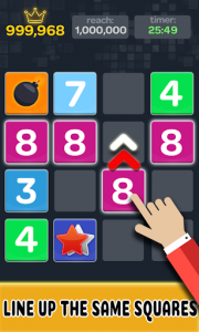 اسکرین شات بازی Number block puzzle - Connect Million merge blocks 1
