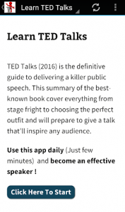 اسکرین شات برنامه Learn TED Talks 2