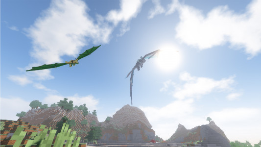 اسکرین شات 1 برنامه Dragon Mod for Minecraft
