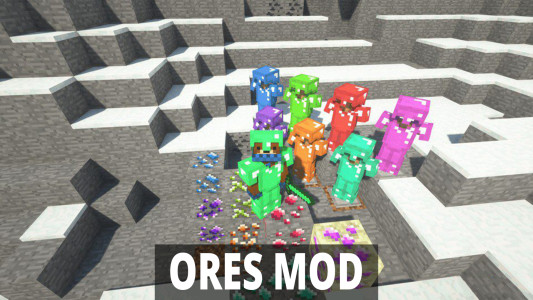 اسکرین شات 4 برنامه Ores Mod for Minecraft