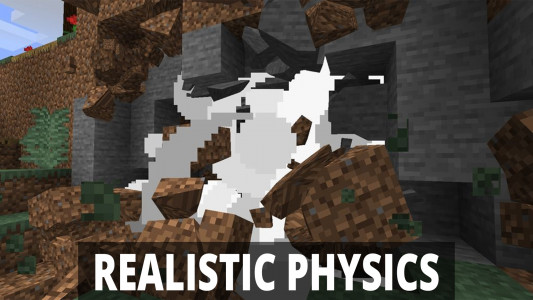 اسکرین شات 1 برنامه Physics Mod for Minecraft