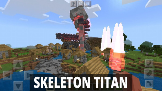 اسکرین شات 4 برنامه Skeleton Titan Mod Minecraft