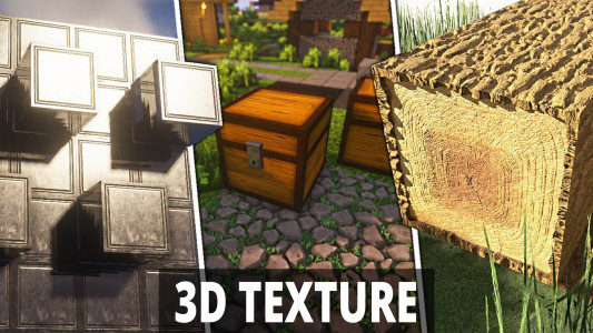 اسکرین شات 1 برنامه 3D Texture Pack for Minecraft