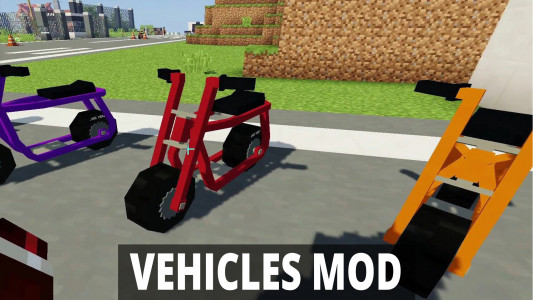 اسکرین شات 3 برنامه Vehicles Mod for Minecraft PE