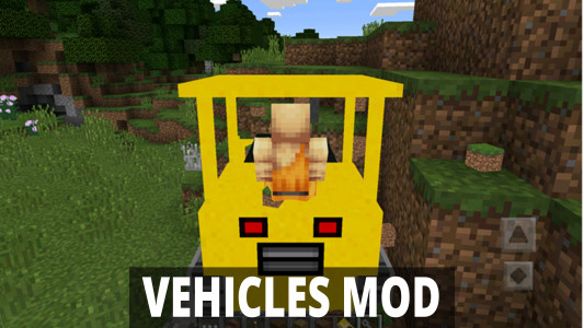 اسکرین شات 2 برنامه Vehicles Mod for Minecraft PE