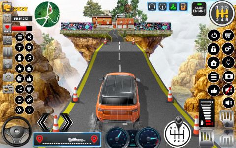 اسکرین شات برنامه Mountain Climb Drive Car Game 3
