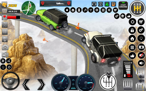 اسکرین شات برنامه Mountain Climb Drive Car Game 2