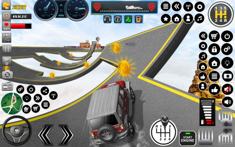اسکرین شات برنامه Mountain Climb Drive Car Game 7