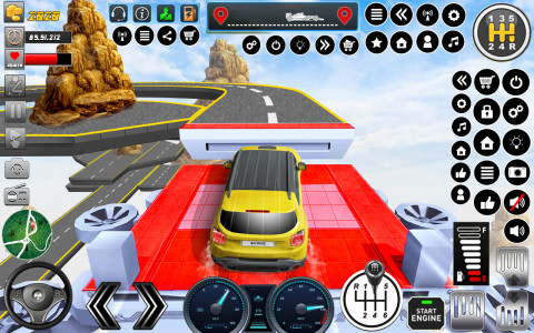 اسکرین شات برنامه Mountain Climb Drive Car Game 6