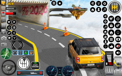 اسکرین شات برنامه Mountain Climb Drive Car Game 8