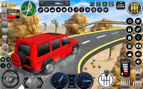 اسکرین شات برنامه Mountain Climb Drive Car Game 1