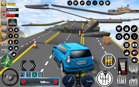 اسکرین شات برنامه Mountain Climb Drive Car Game 4