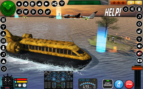 اسکرین شات برنامه US Army Hovercraft Simulator 8