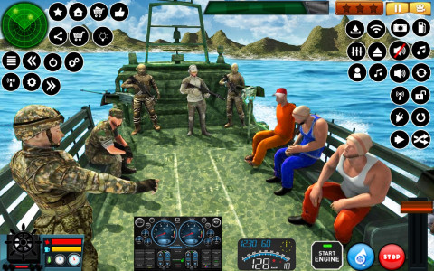 اسکرین شات برنامه US Army Hovercraft Simulator 1