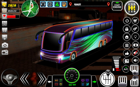 اسکرین شات برنامه Uphill Bus Game Simulator 3