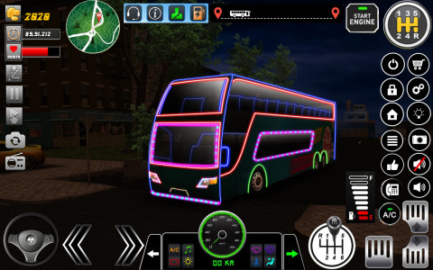 اسکرین شات برنامه Uphill Bus Game Simulator 1