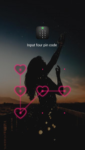 اسکرین شات برنامه Applock - girl 1