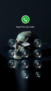 اسکرین شات برنامه AppLock - Skull 💀 1