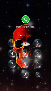 اسکرین شات برنامه AppLock - Skull 1